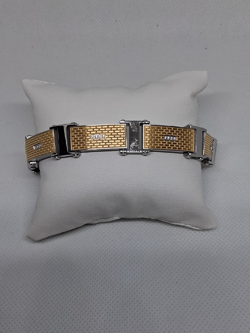 Metro Two-Tone Gold and Silver Link Bracelet